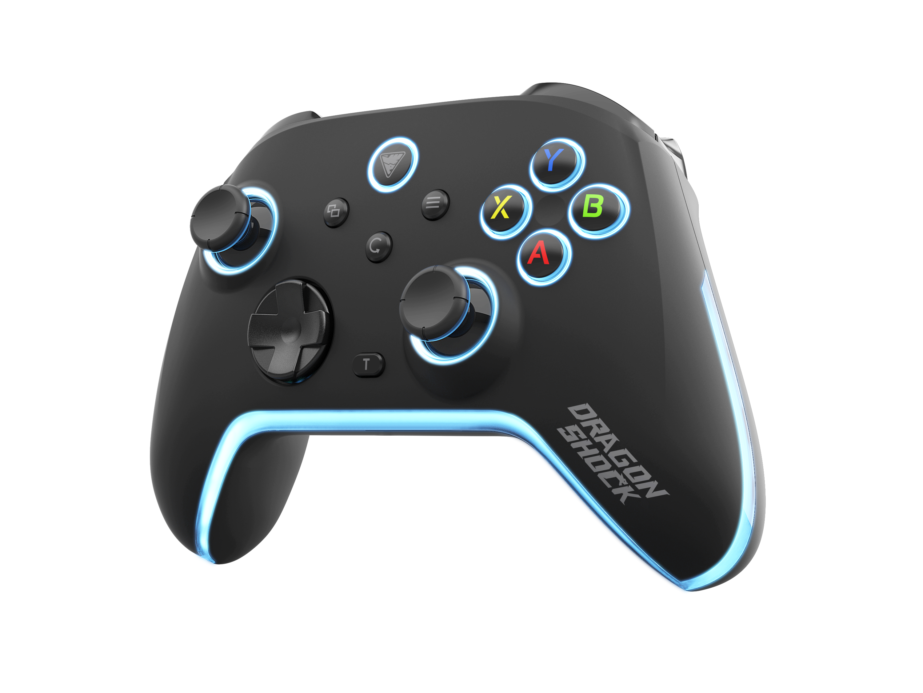 Picture showing the DragonShock Aurora plus from the front side