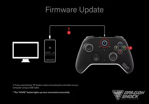 Image showing how to update your DragonShock Aurora