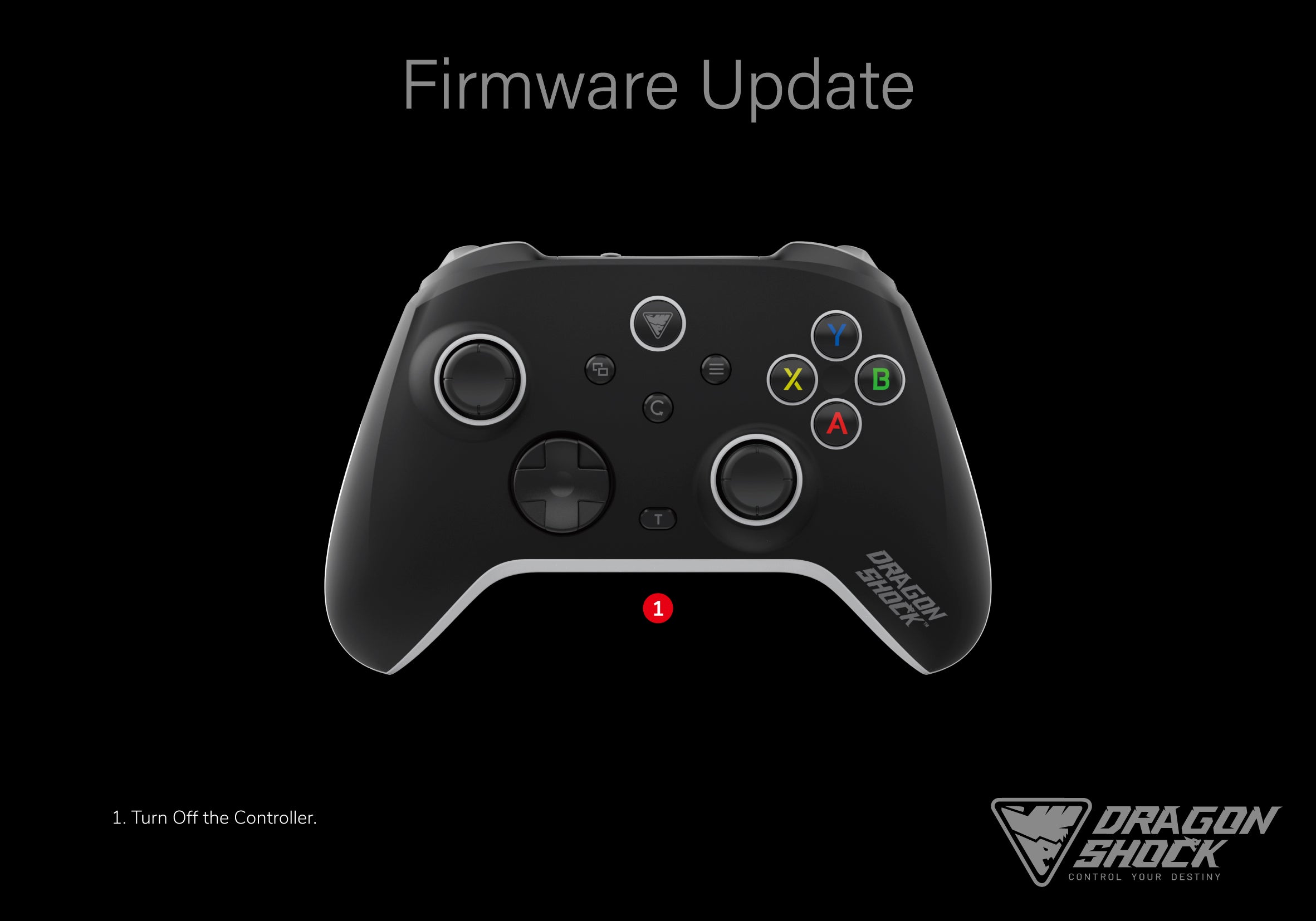 Image showing how to update your DragonShock Aurora