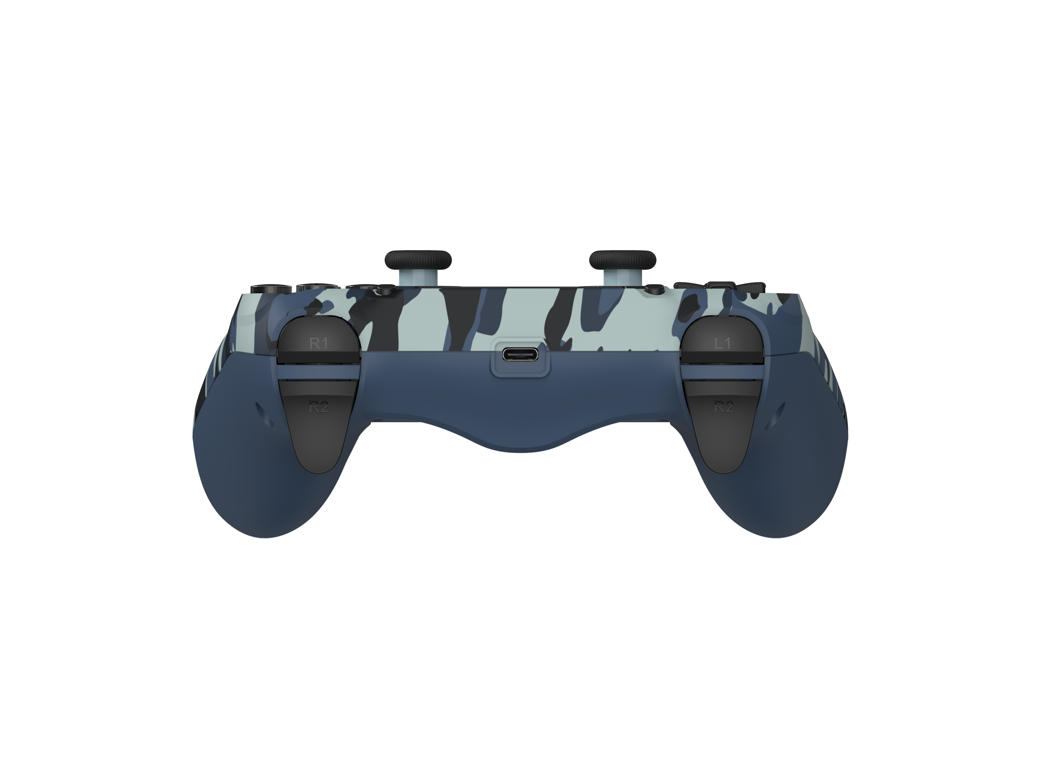 Picture showing the DragonShock Mizar blue camo from the side