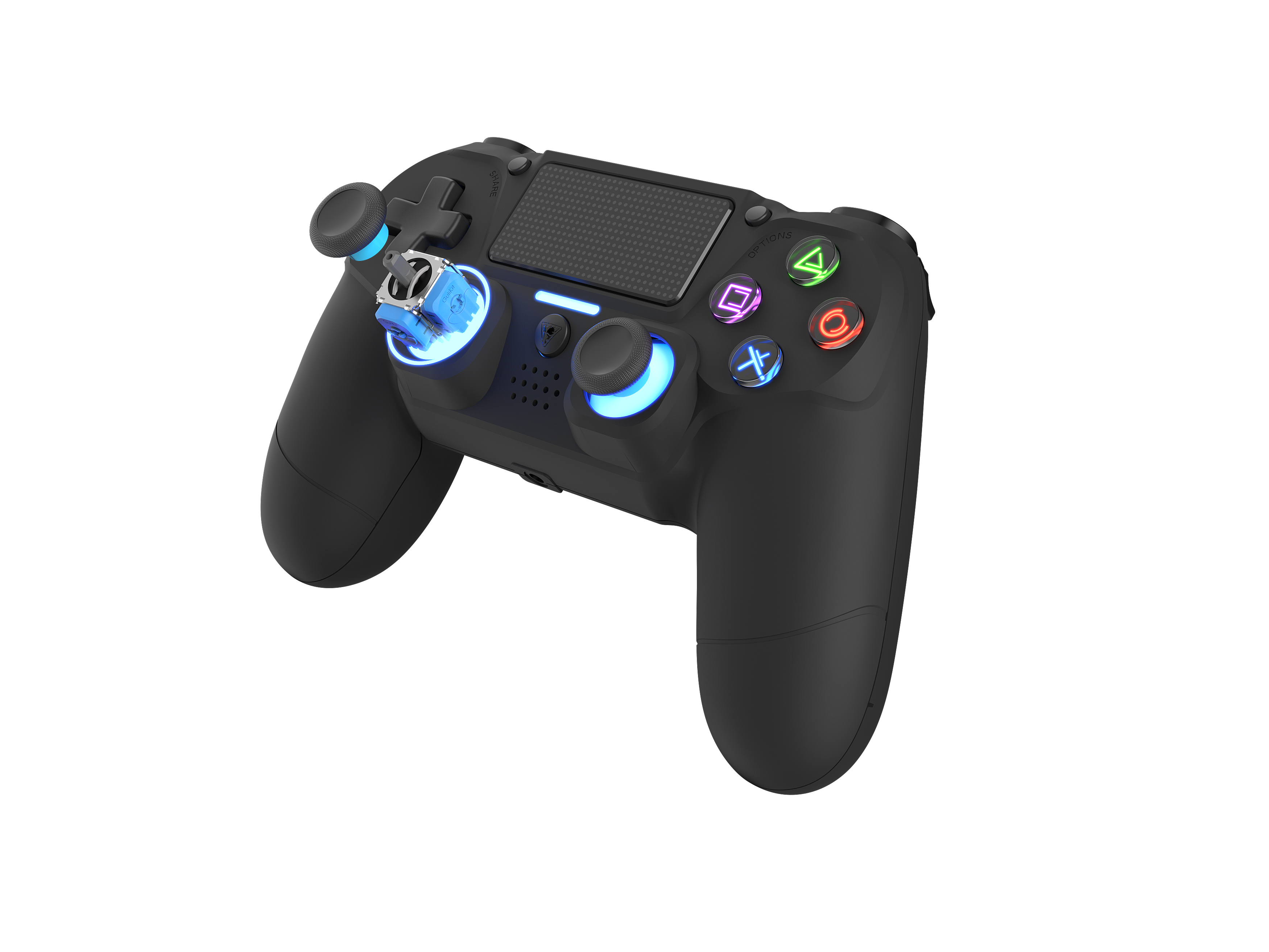 Picture showing the DragonShock Mizar + black from the front side