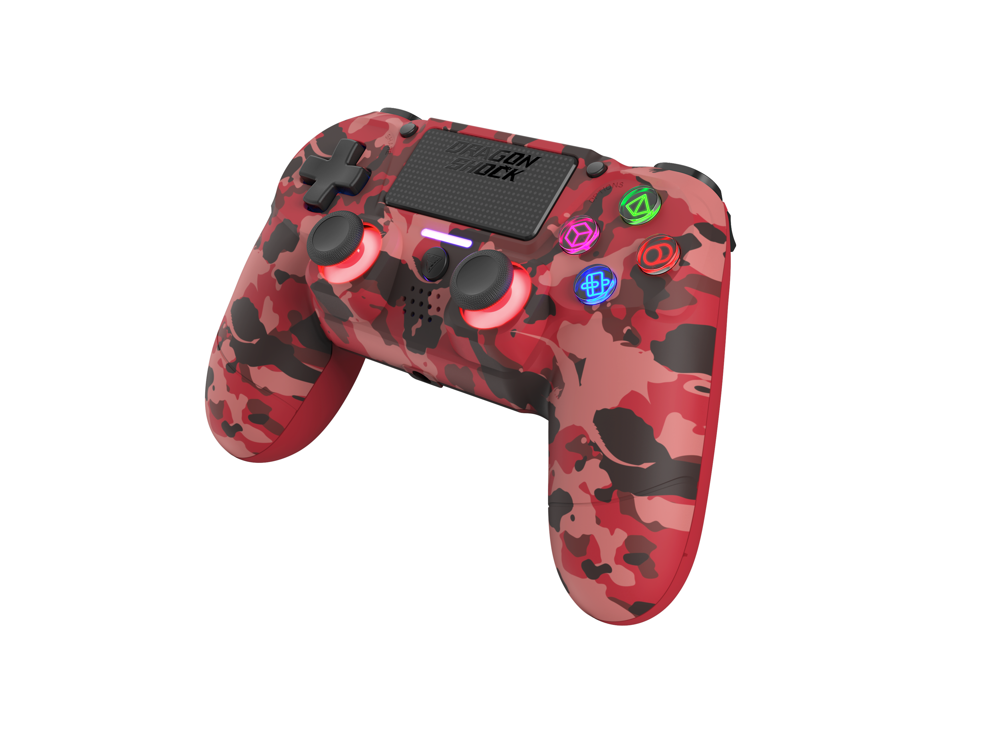 Picture showing the DragonShock Mizar red camo from the front side