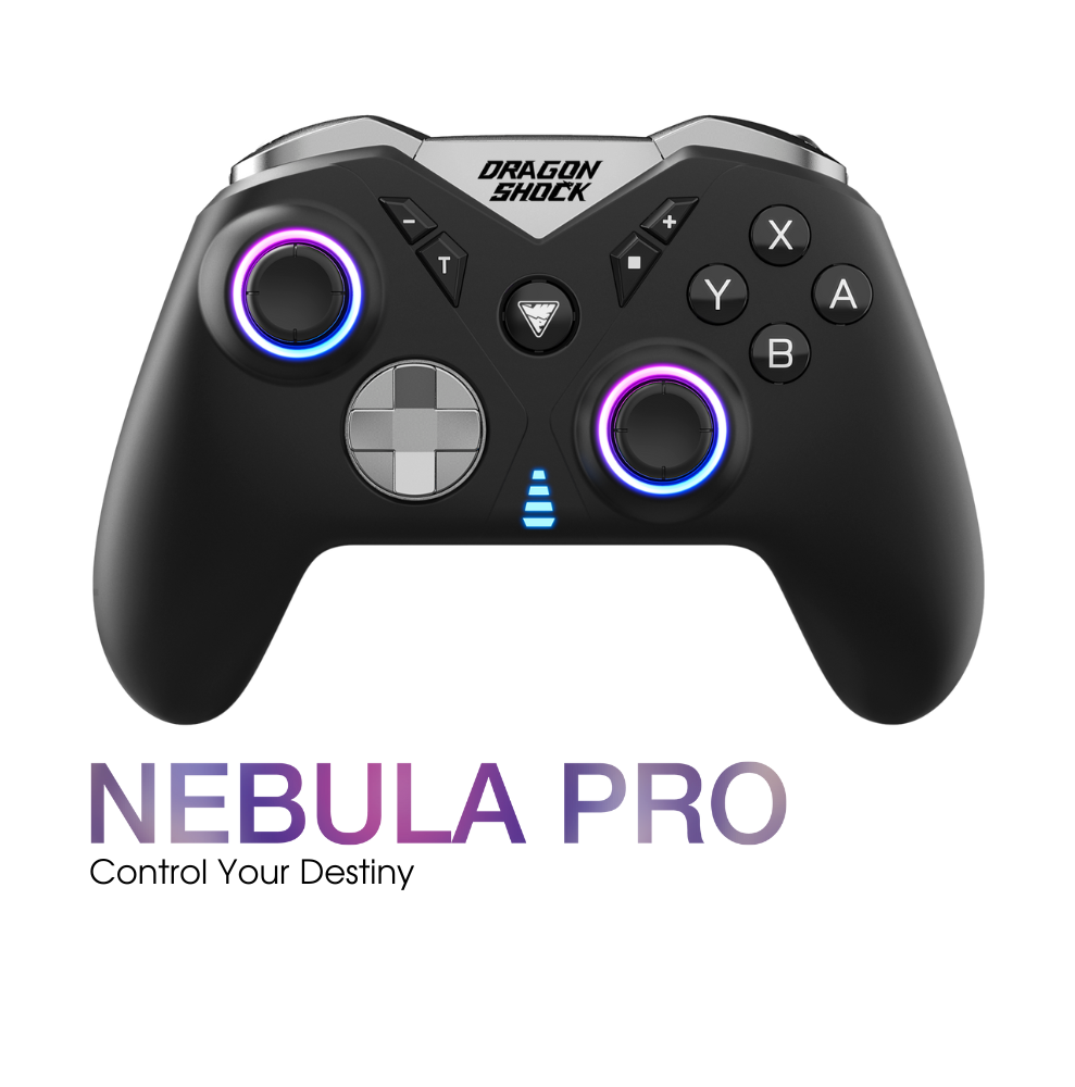 Picture of the nebula pro used for the category with a highlighted text under the controller