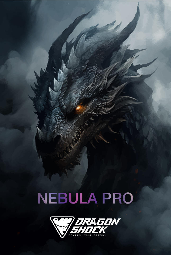 Image of a black dragon surrounded by smoke