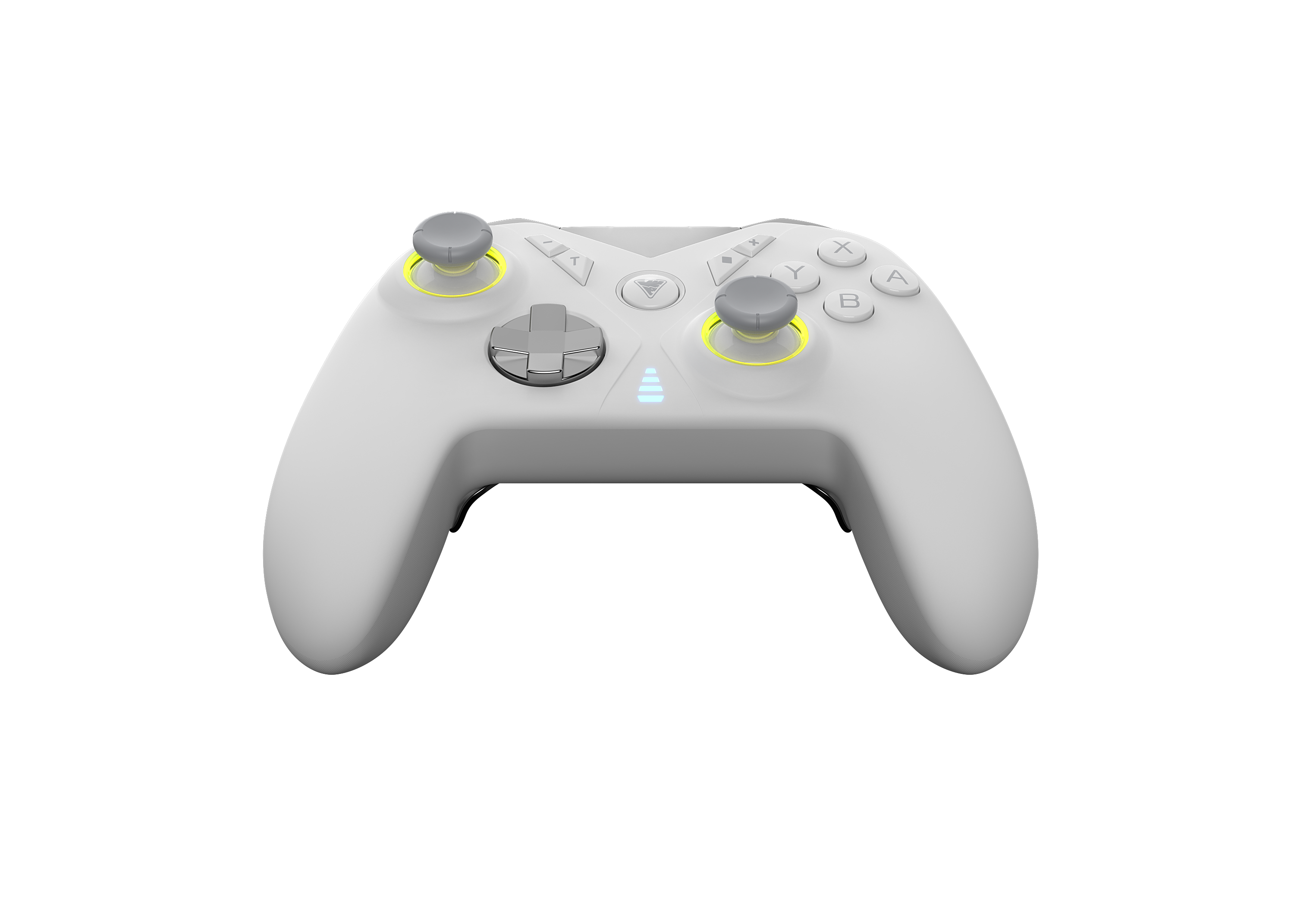 Picture showing the DragonShock Nebula pro white from the bottom