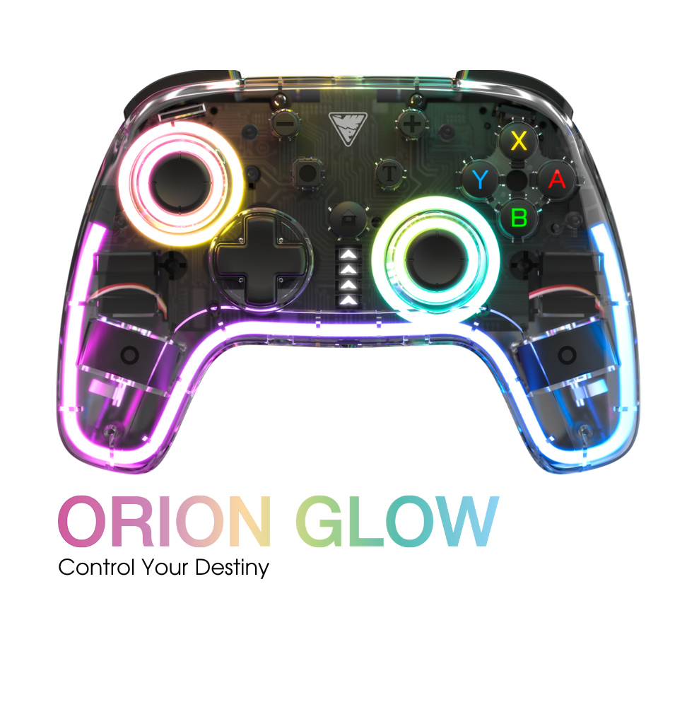 Picture of the orion glow used for the category with a highlighted text under the controller