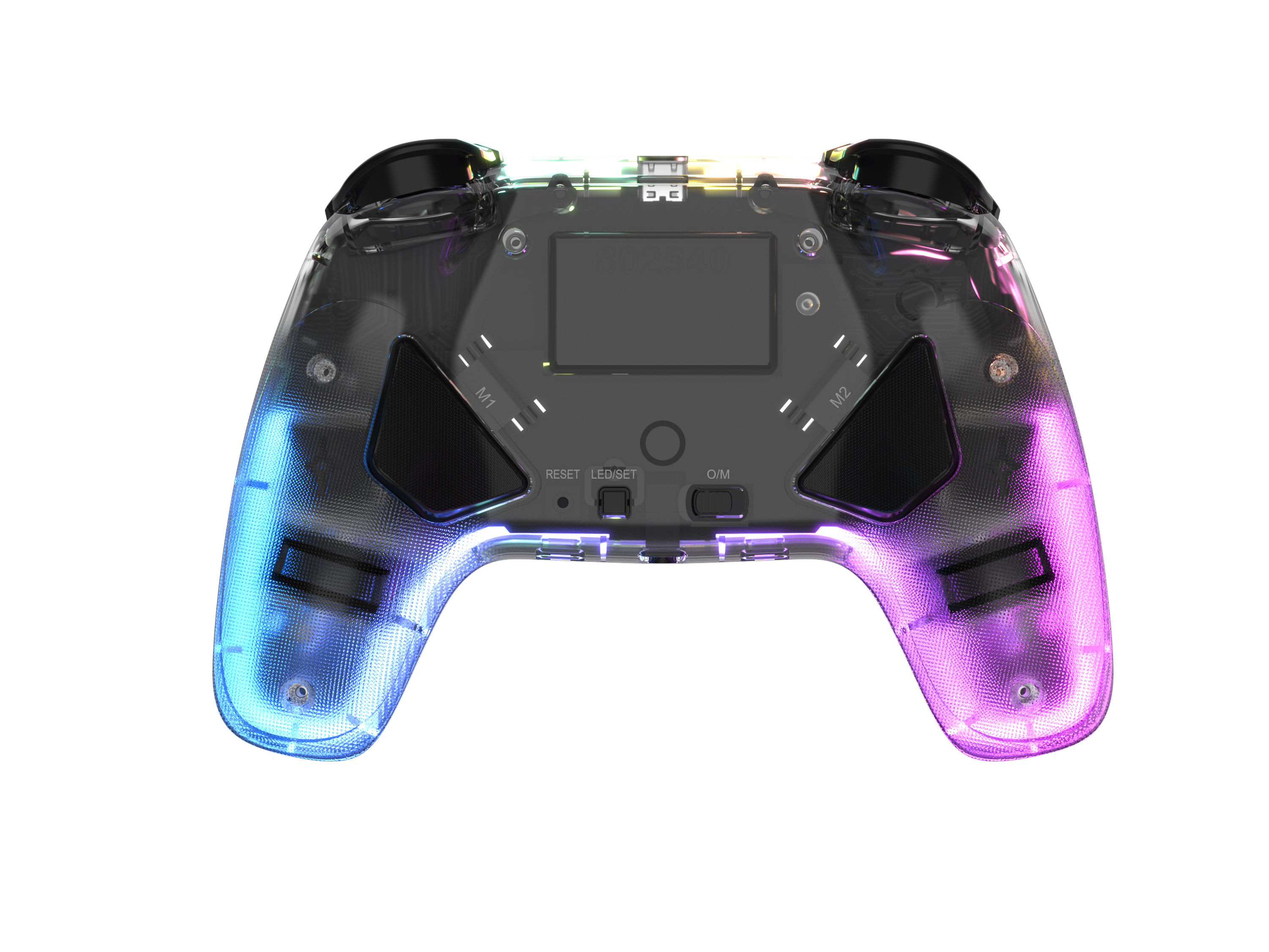 Picture showing the DragonShock Orion Glow from the back