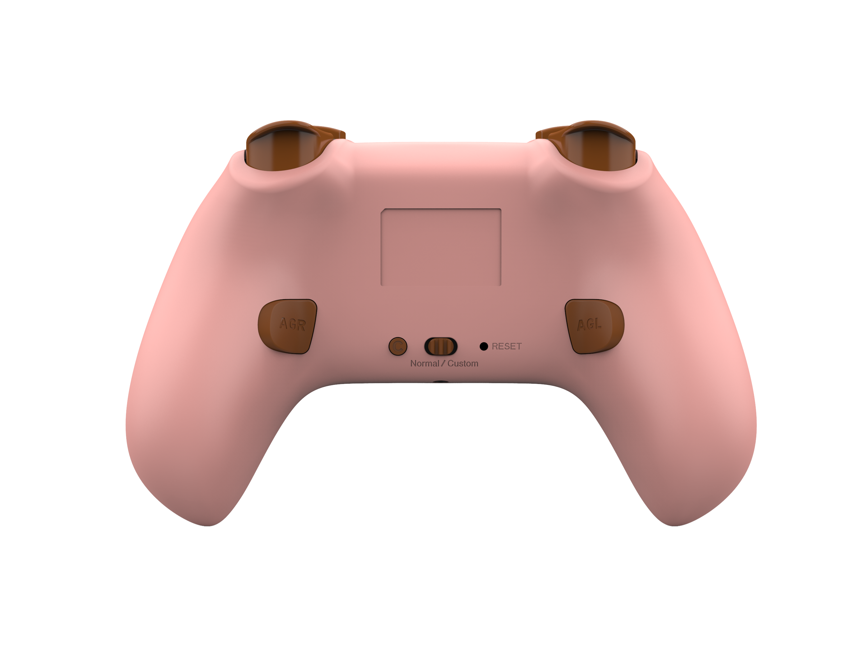 Picture showing the DragonShock PopTop pink cube from the back