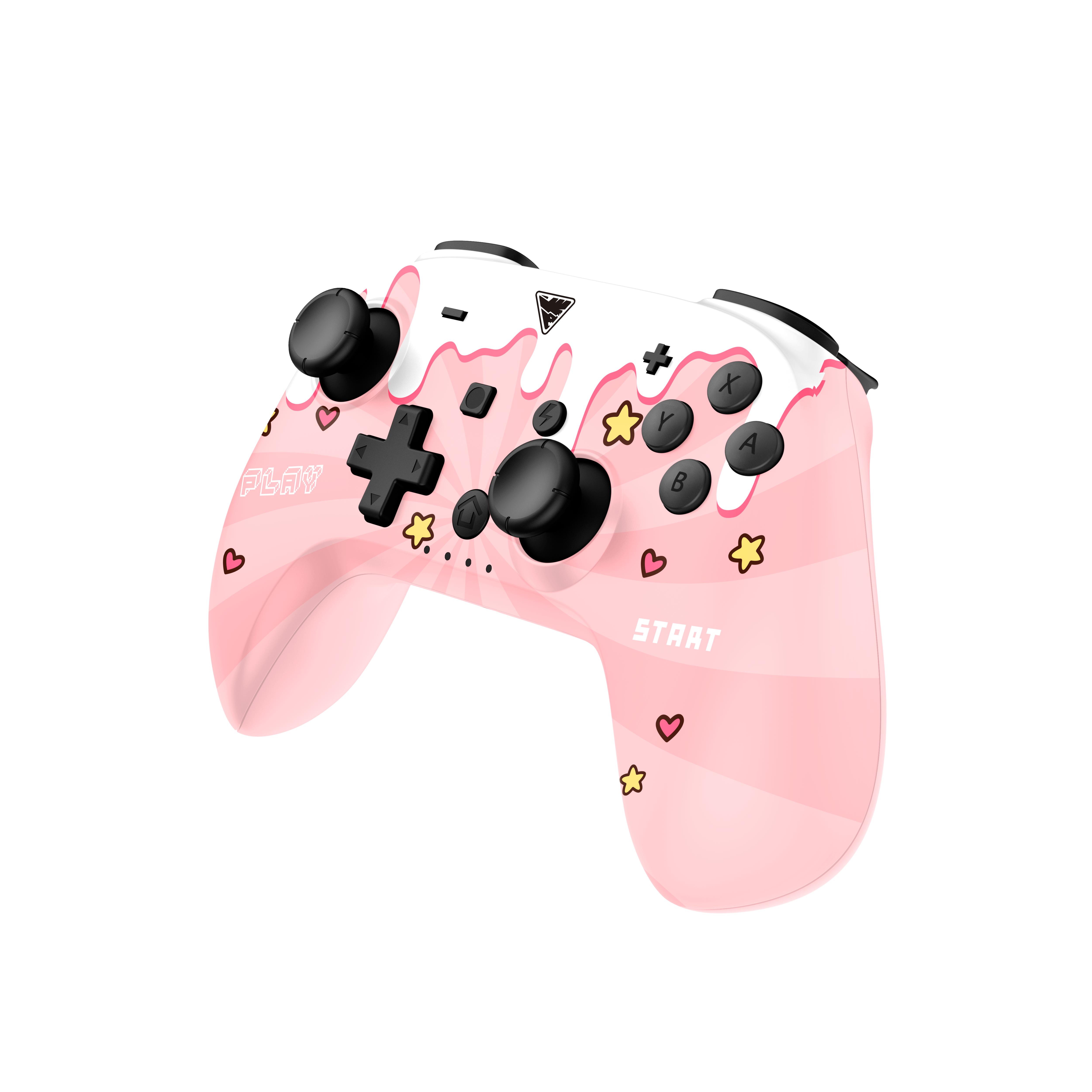 Picture showing the DragonShock PopTop sweet pink from the front side