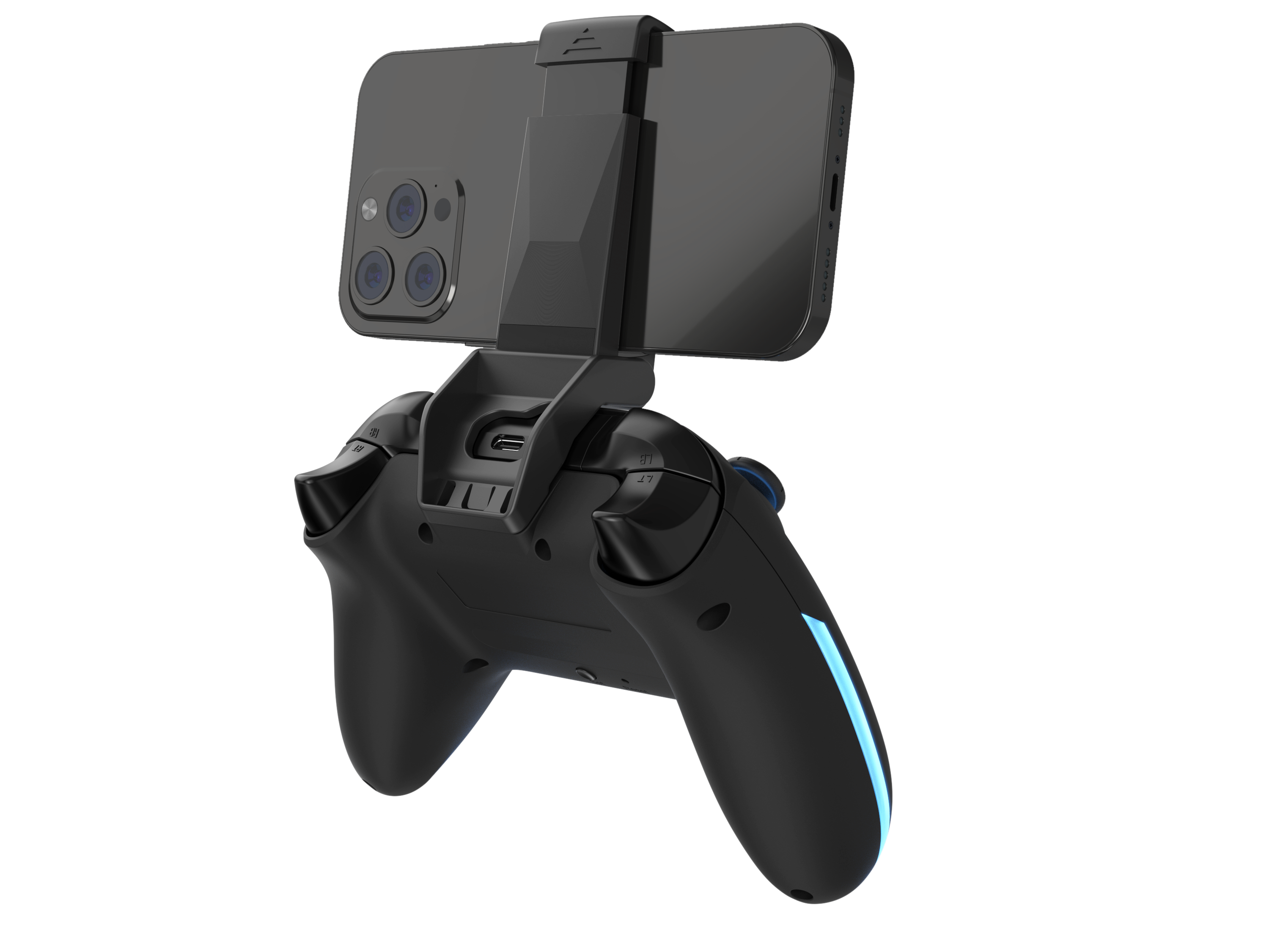 Picture showing the DragonShock Aurora plus from the back side