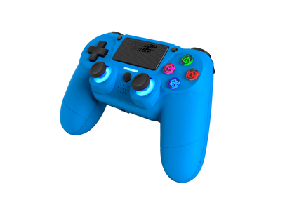 Picture showing the DragonShock Mizar blue from the front side