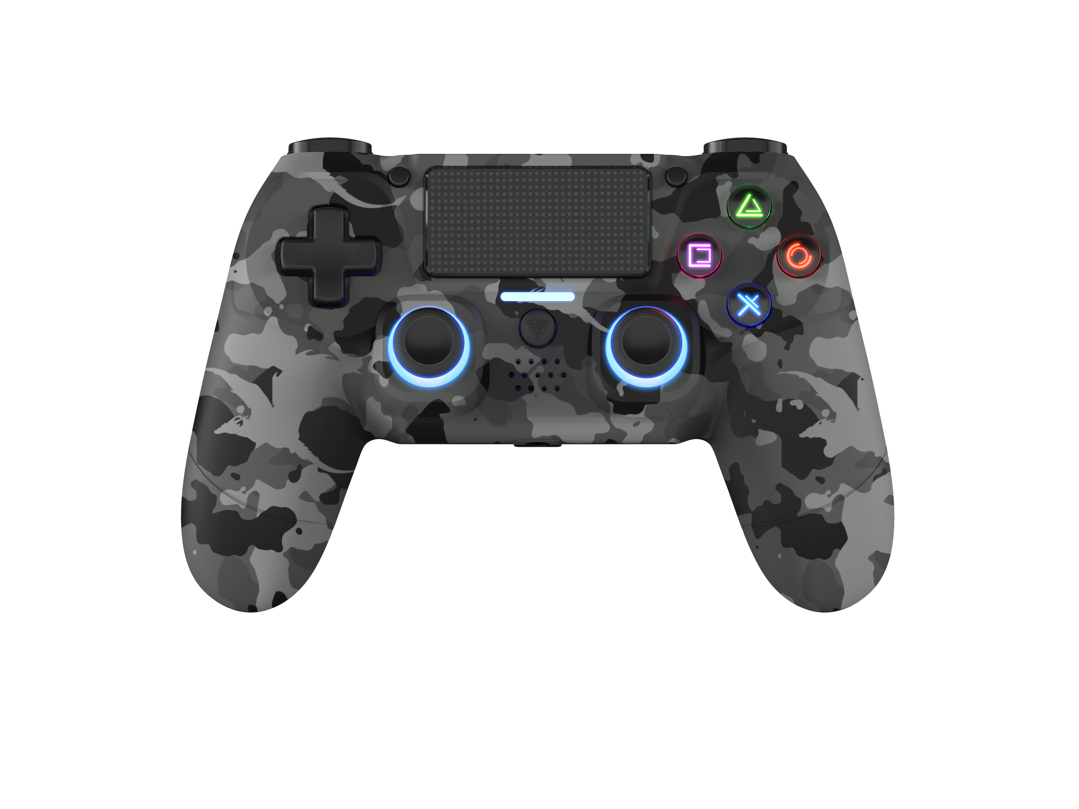 Picture showing the DragonShock Mizar + grey camo from the front 