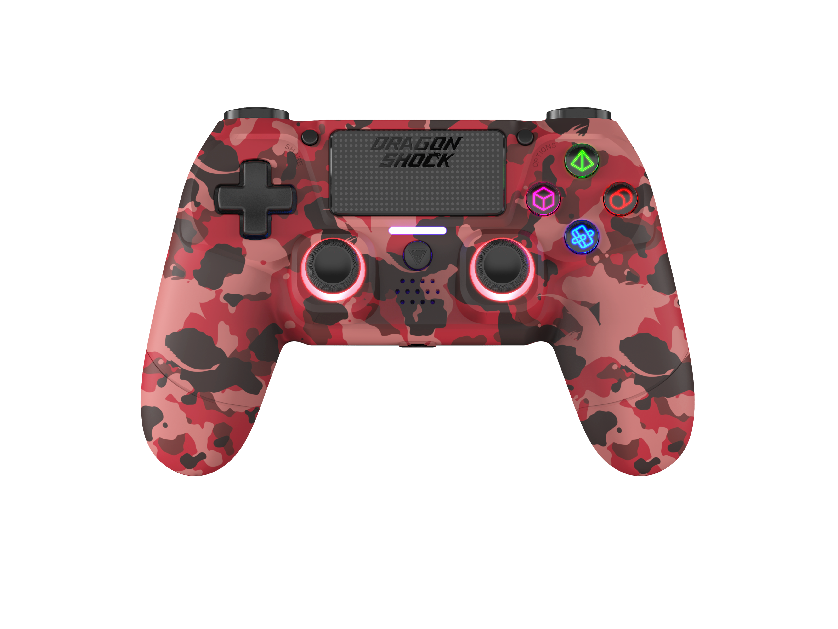 Picture showing the DragonShock Mizar red camo from the front