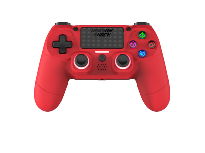 Picture showing the DragonShock Mizar red from the front
