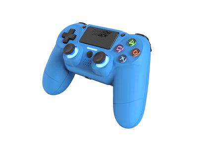 Picture showing the DragonShock Mizar blue from the front side