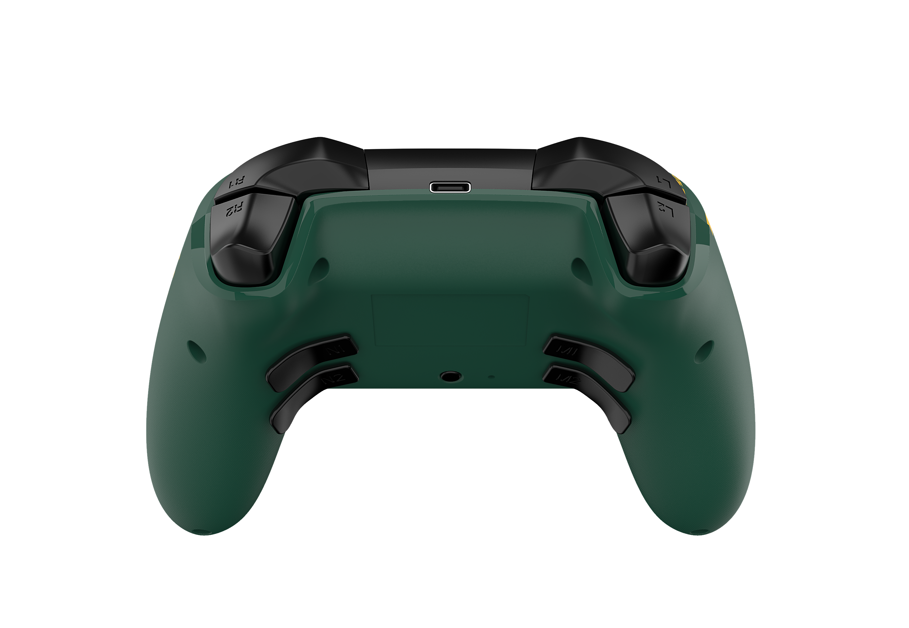 Picture showing the DragonShock Nebula Green Velvet from the back