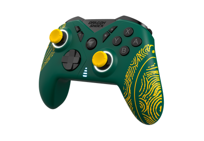 Picture showing the DragonShock Nebula Green Velvet from the front side