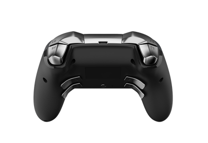 Picture showing the DragonShock Nebula pro black from the back
