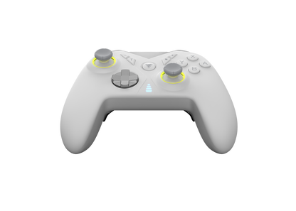 Picture showing the DragonShock Nebula pro white from the bottom
