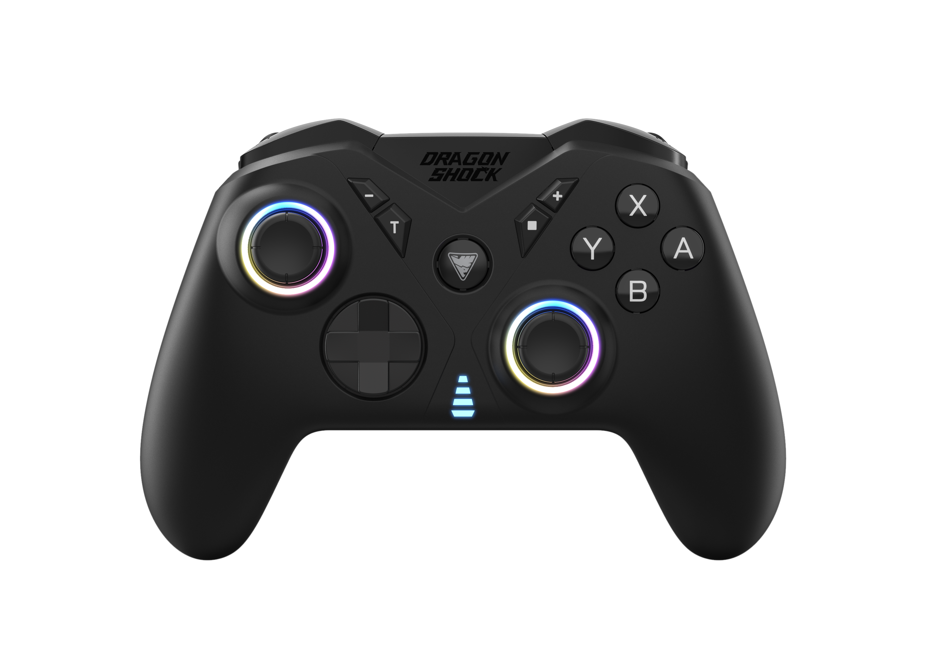 Picture showing the DragonShock Nebula ultimate black from the front 