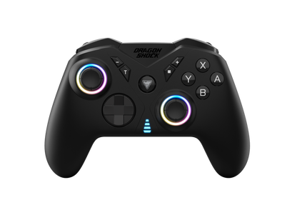 Picture showing the DragonShock Nebula ultimate black from the front 