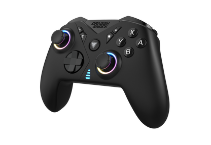 Picture showing the DragonShock Nebula ultimate black from the front side