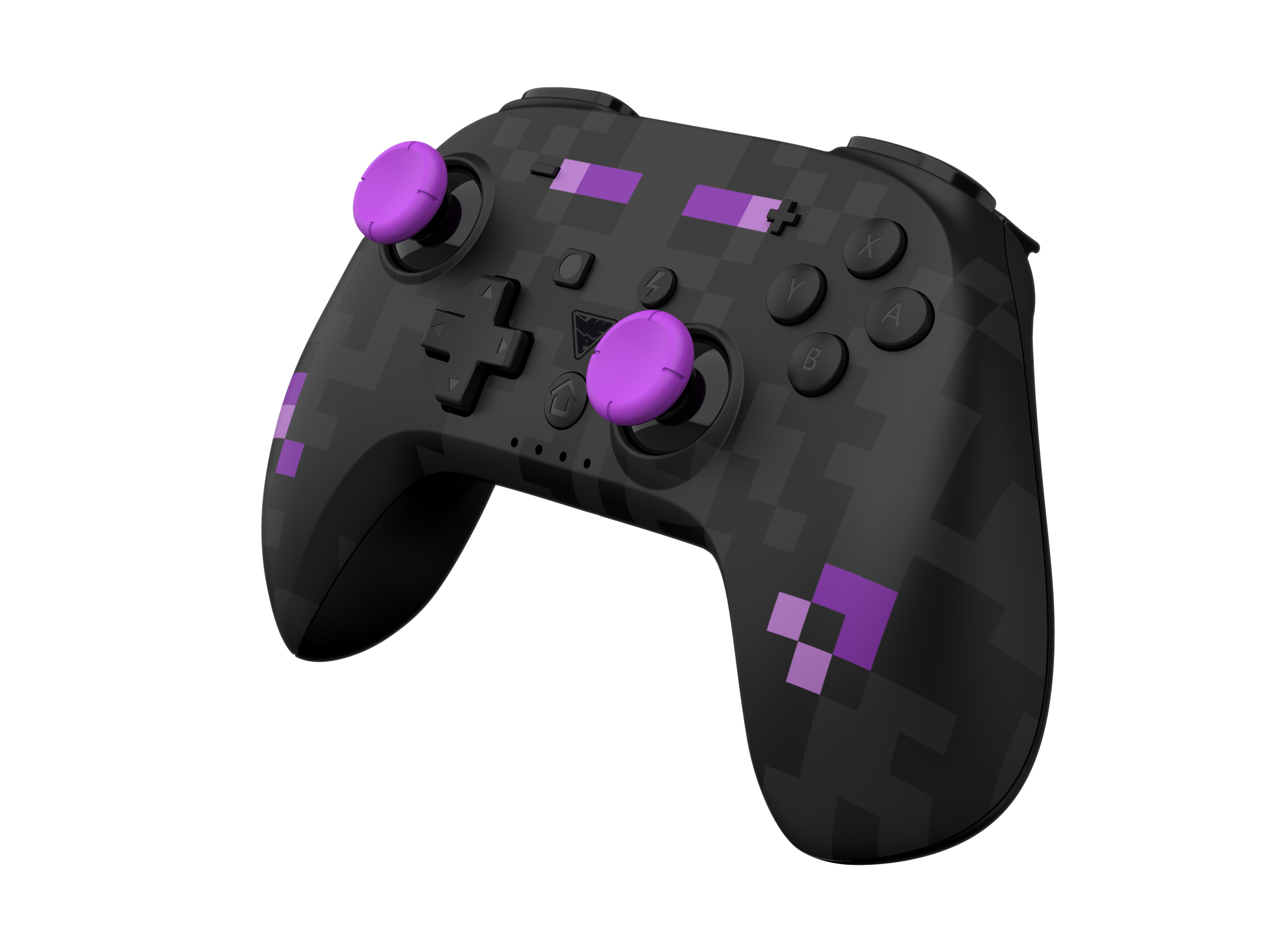 Picture showing the DragonShock PopTop black cube from the front side