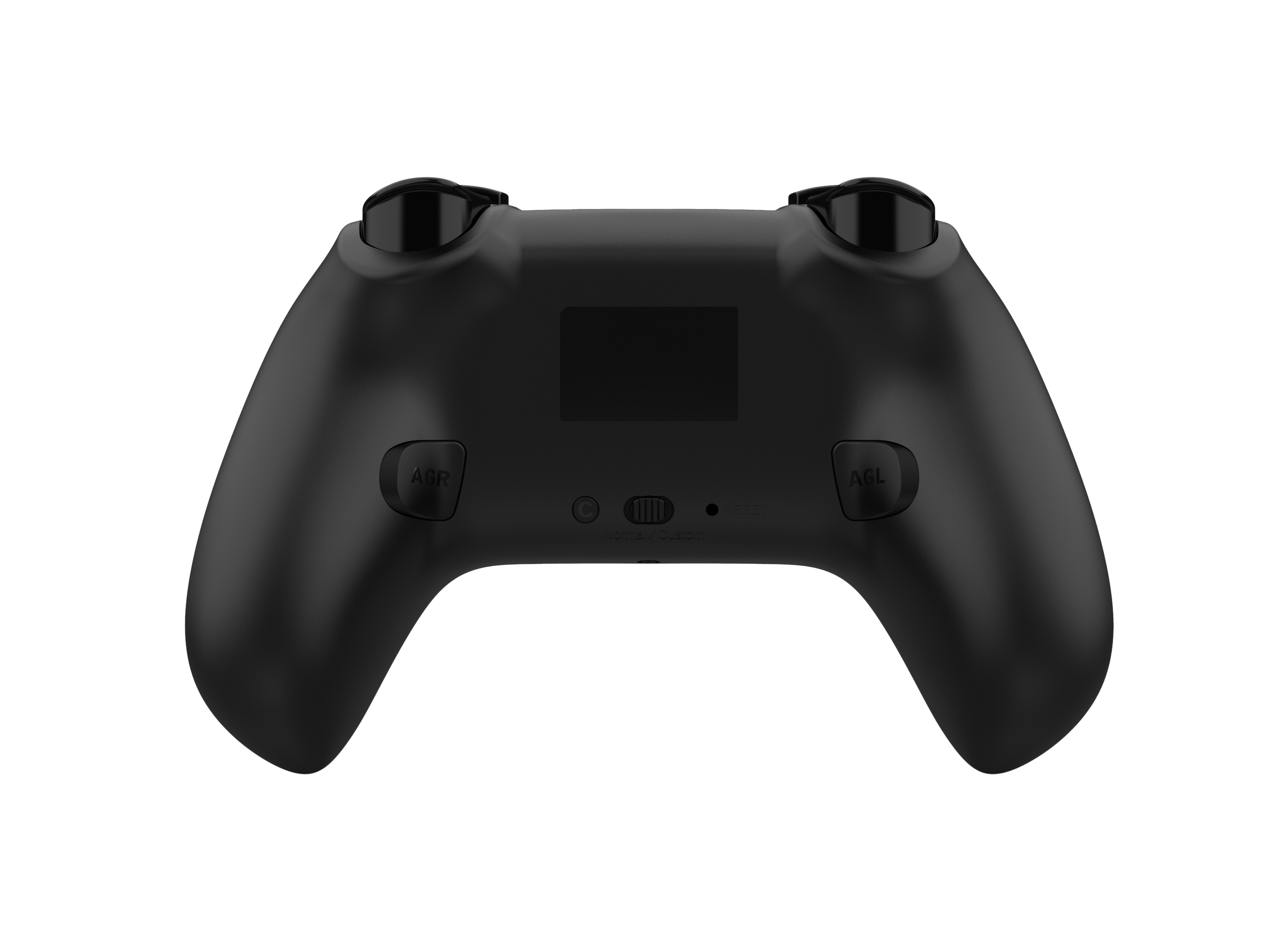 Picture showing the DragonShock PopTop black cube from the back