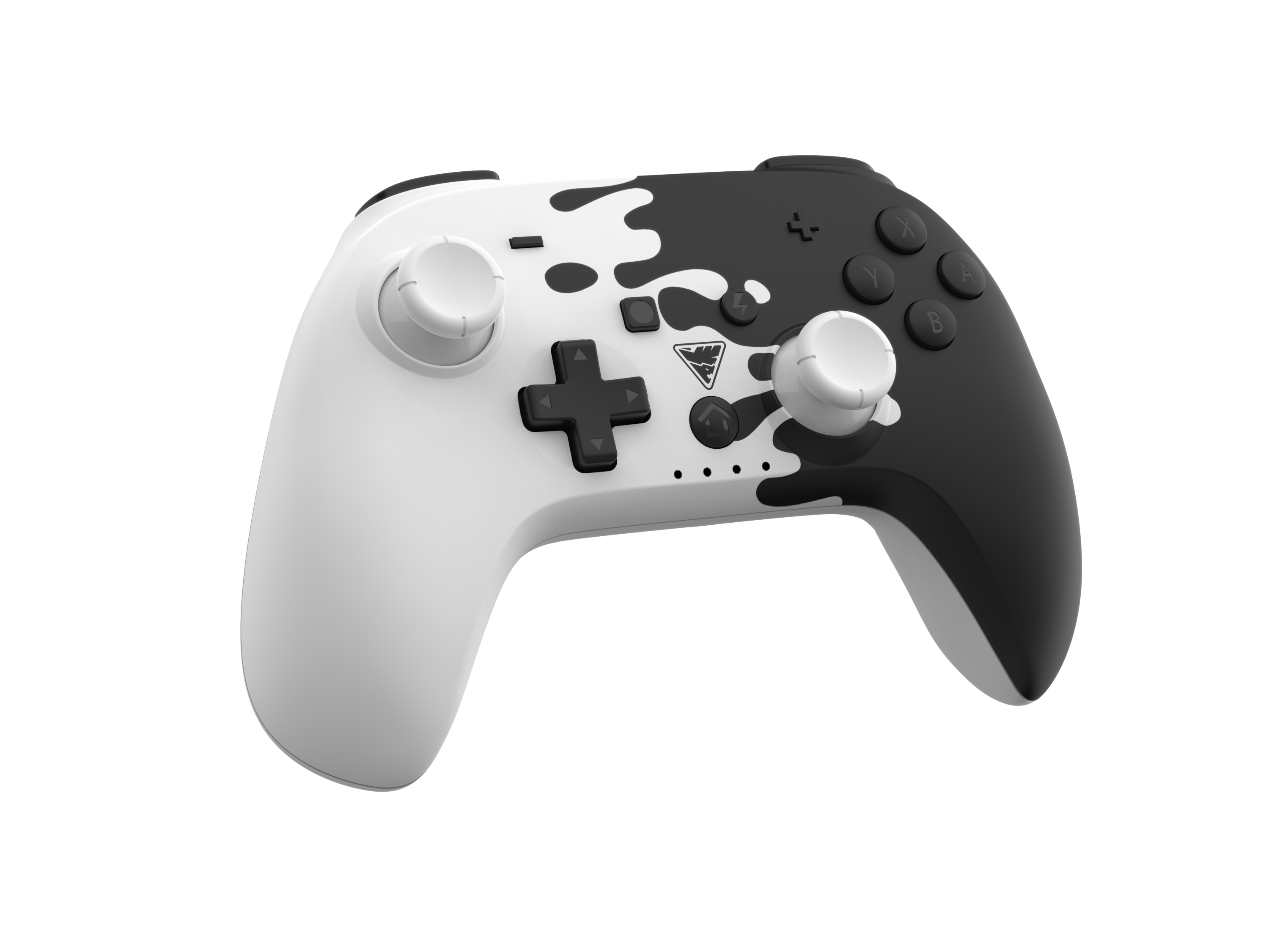 Picture showing the DragonShock Poptop black & white from the front side left