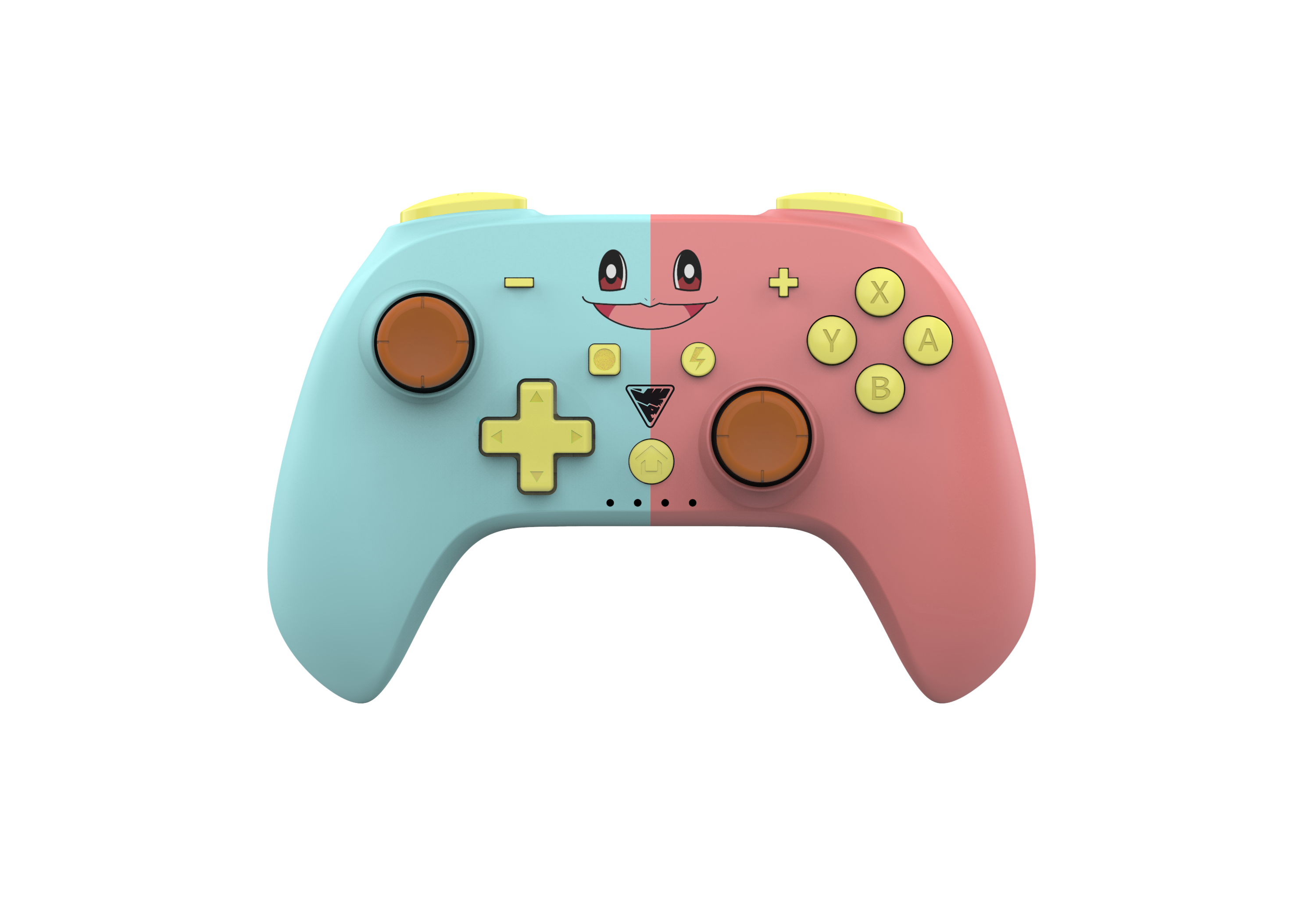 Picture showing the DragonShock PopTop blue & pink from the front 