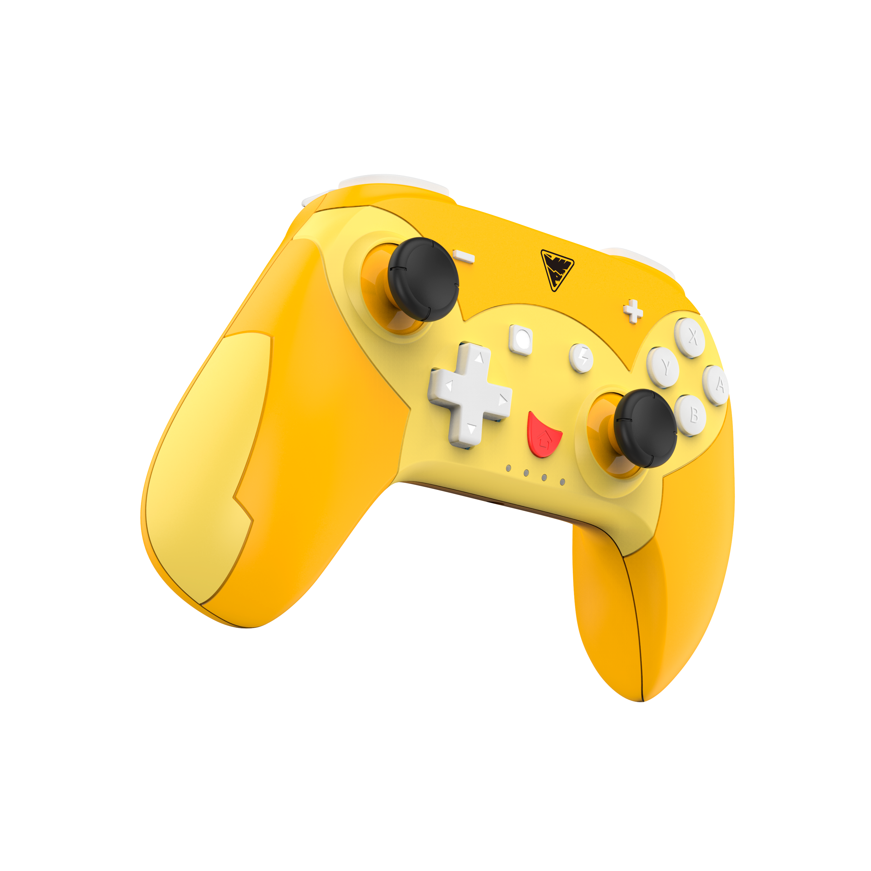 Picture showing the DragonShock Poptop Pika from the front side left