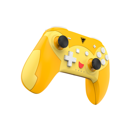 Picture showing the DragonShock Poptop Pika from the front side left