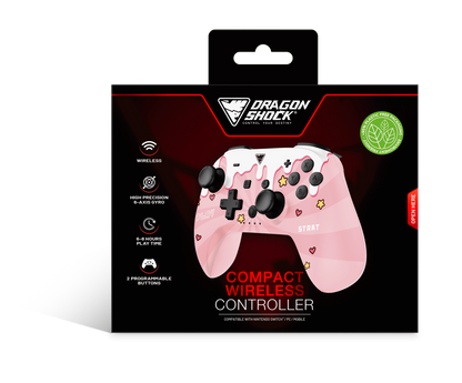 Picture showing the packaging of the DragonShock PopTop sweet pink from the front