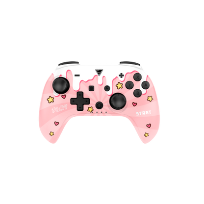 Picture showing the DragonShock PopTop sweet pink from the front 
