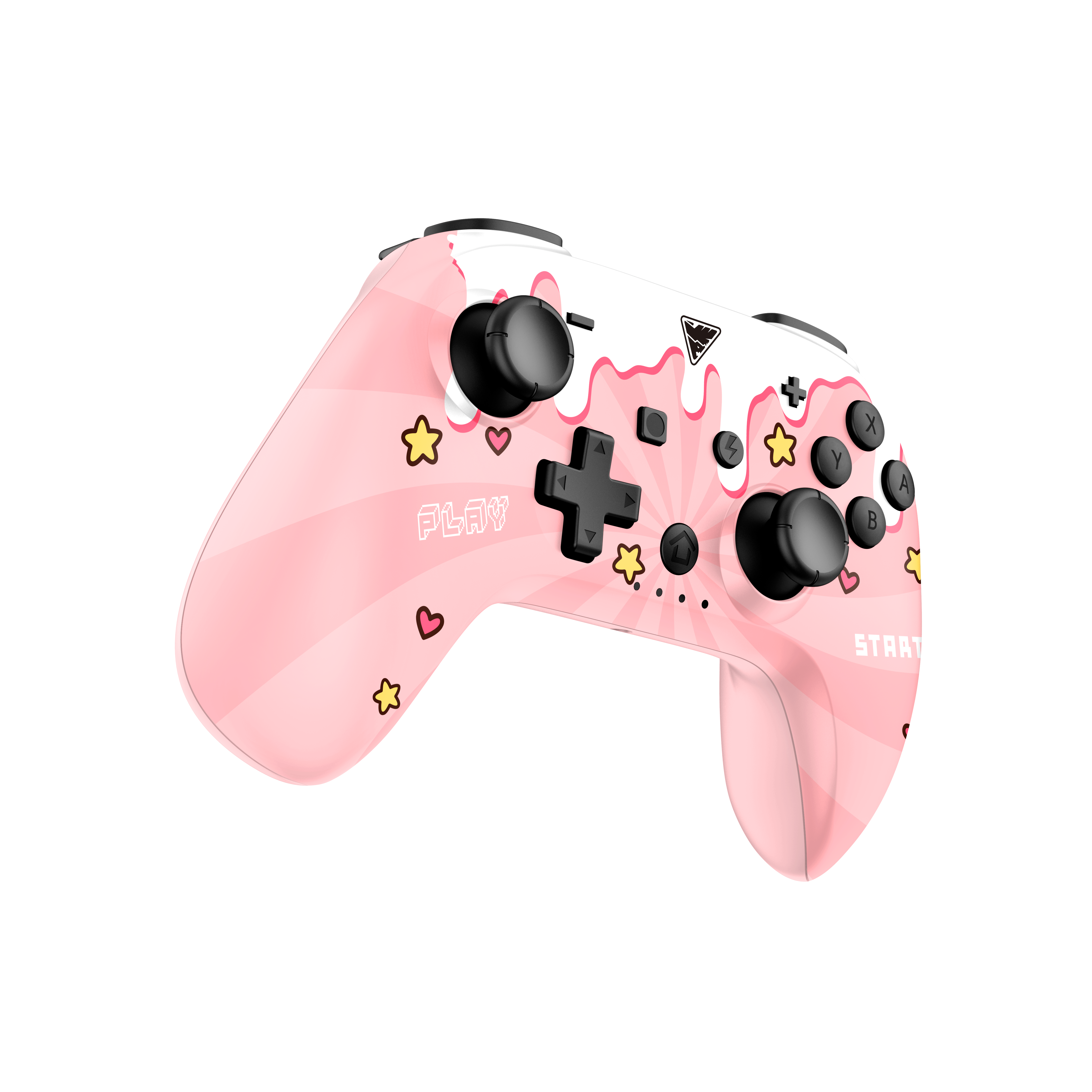 Picture showing the DragonShock PopTop sweet pink from the front  side left